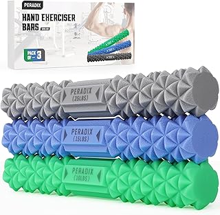 Peradix Tennis Elbow Therapy Bar, Flexible Resistance Exercise Bar for Physical Therapy, Relieve Tendonitis & Enhances Golfers Elbow Strengthener Set