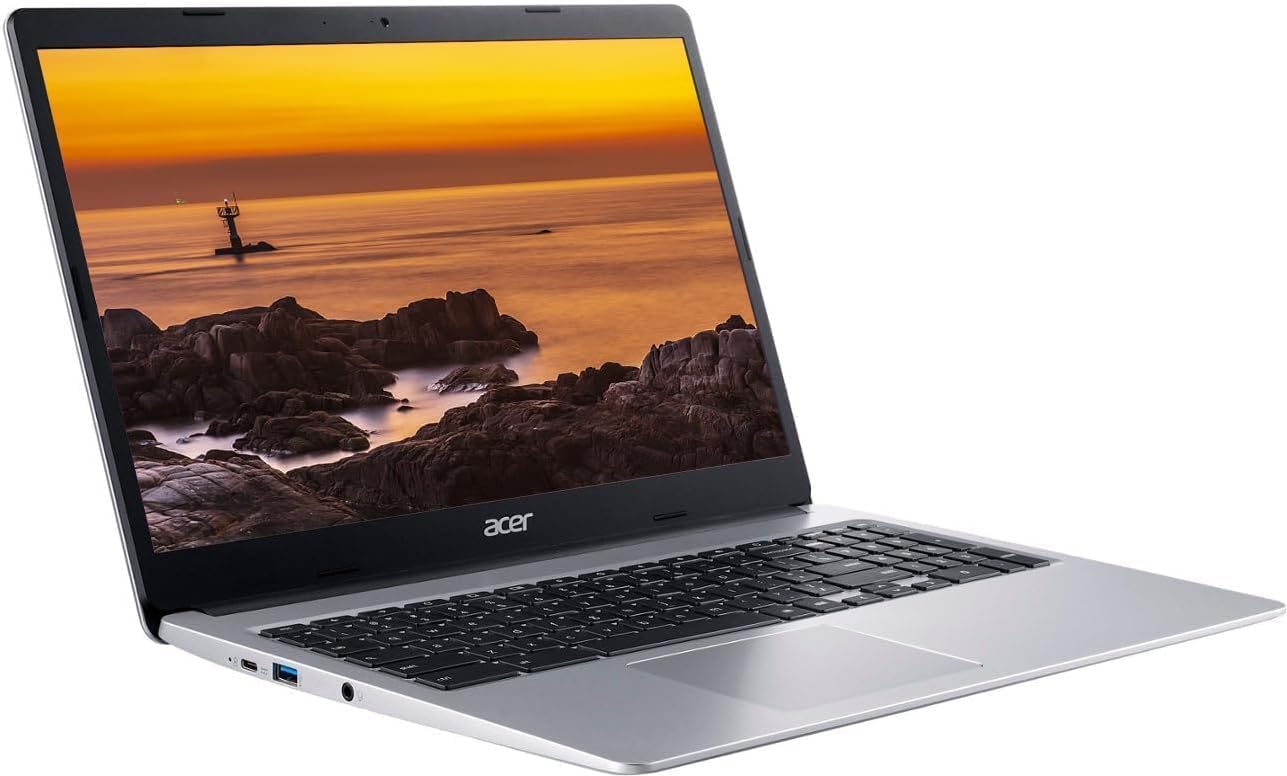 acer 2023 Newest Chromebook 315 Laptop, 15.6" HD Display, Intel Celeron N4020(Up to 2.8GHz), 4GB RAM, 64GB eMMC, Intel UHD Graphics, 12.5H Long Battery, WiFi, Bluetooth, Chrome OS-1