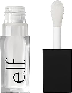 e.l.f. Glow Reviver Lip Oil, Nourishing Tinted Lip Oil For A High-shine Finish, Infused With Jojoba Oil, Vegan & Cruelty-free, Crystal Clear