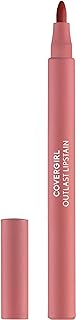 COVERGIRL Outlast, 10 Sugey Girl, Lipstain, Smooth Application, Precise Pen-Like Tip, Transfer-Proof, Satin Stained Finish, Vegan Formula, 0.06oz