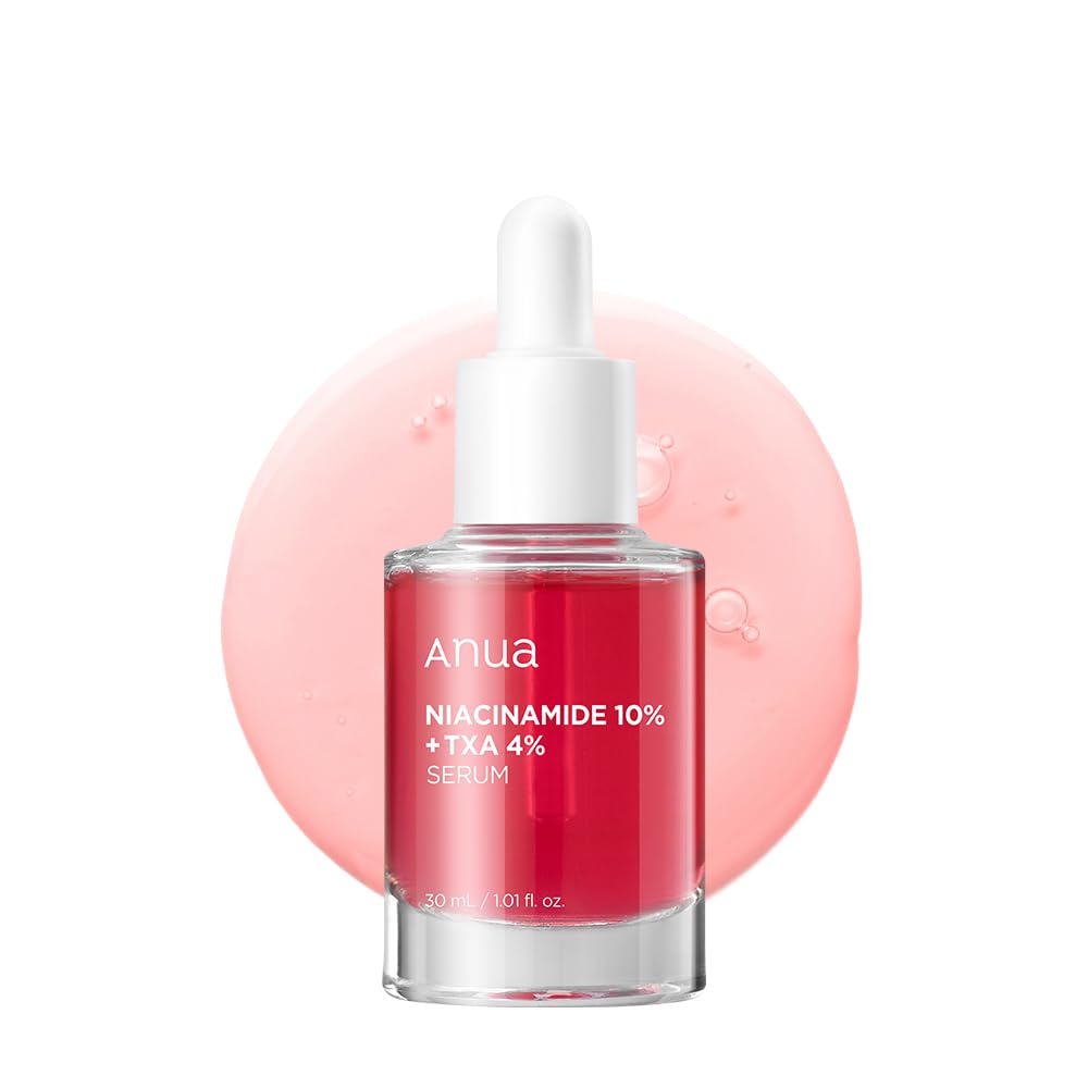 Anua 10% Niacinamide+ 4% Tranexamic Acid Serum, Ceramide, Hyaluronic Acid, Vitamin B12 natural color, for Sensitive skin, Korean Glass Skin, Fragrance-Free (30ml /1.01 fl.oz.)-0