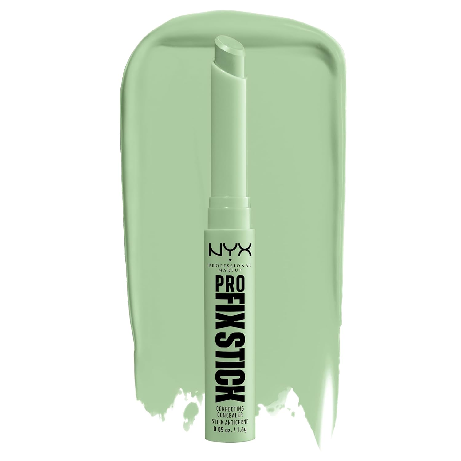 NYX PROFESSIONAL MAKEUP Pro Fix Stick Correcting Concealer, Buildable Medium Coverage Concealer Stick - Green-0