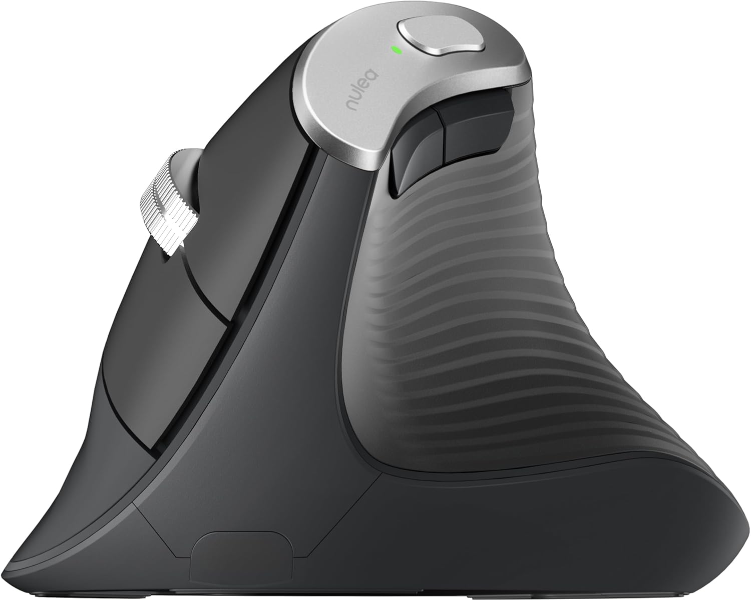 Nulea M510 Vertical Mouse Wireless, Ergonomic Mouse for Comfy Tracking, 3 Adjustable DPI (800-1200-1600), 2.4G Wireless Vertical Mouse with 6 Buttons, Compatible with Windows, Mac OS, Laptop, PC, Grey-0