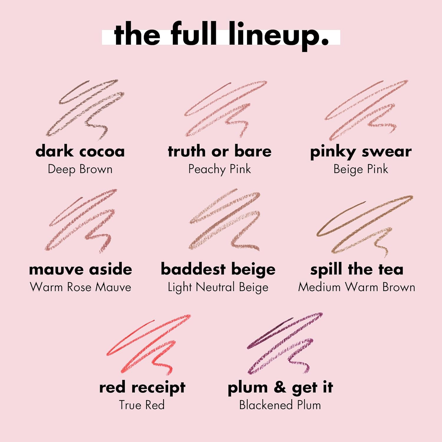 e.l.f. Cream Glide Lip Liner, Highly-Pigmented Pencil For Shaping & Sculpting Lips, Semi-Matte Finish, Vegan & Cruelty-Free, Truth or Bare-3