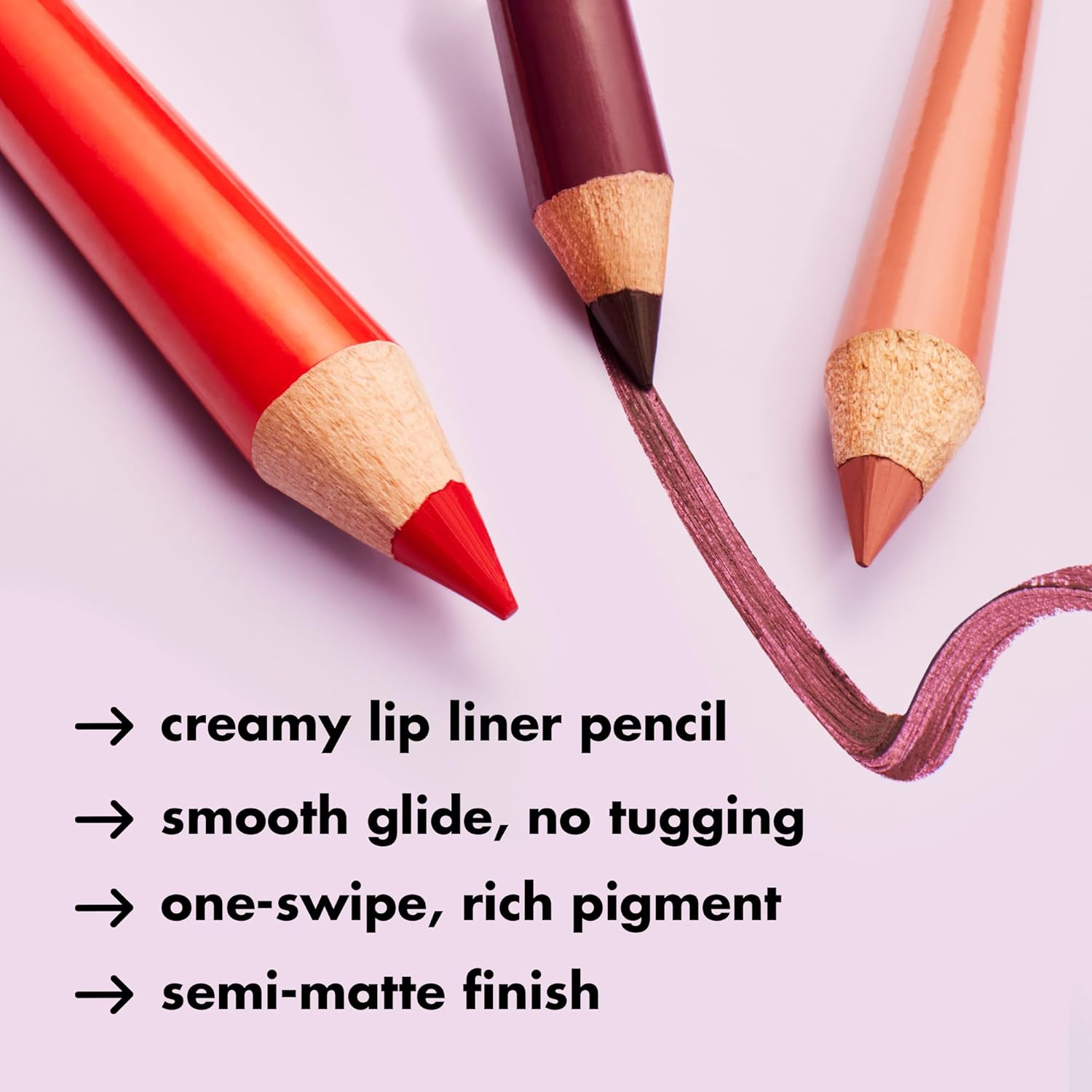 e.l.f. Cream Glide Lip Liner, Highly-Pigmented Pencil For Shaping & Sculpting Lips, Semi-Matte Finish, Vegan & Cruelty-Free, Truth or Bare-4