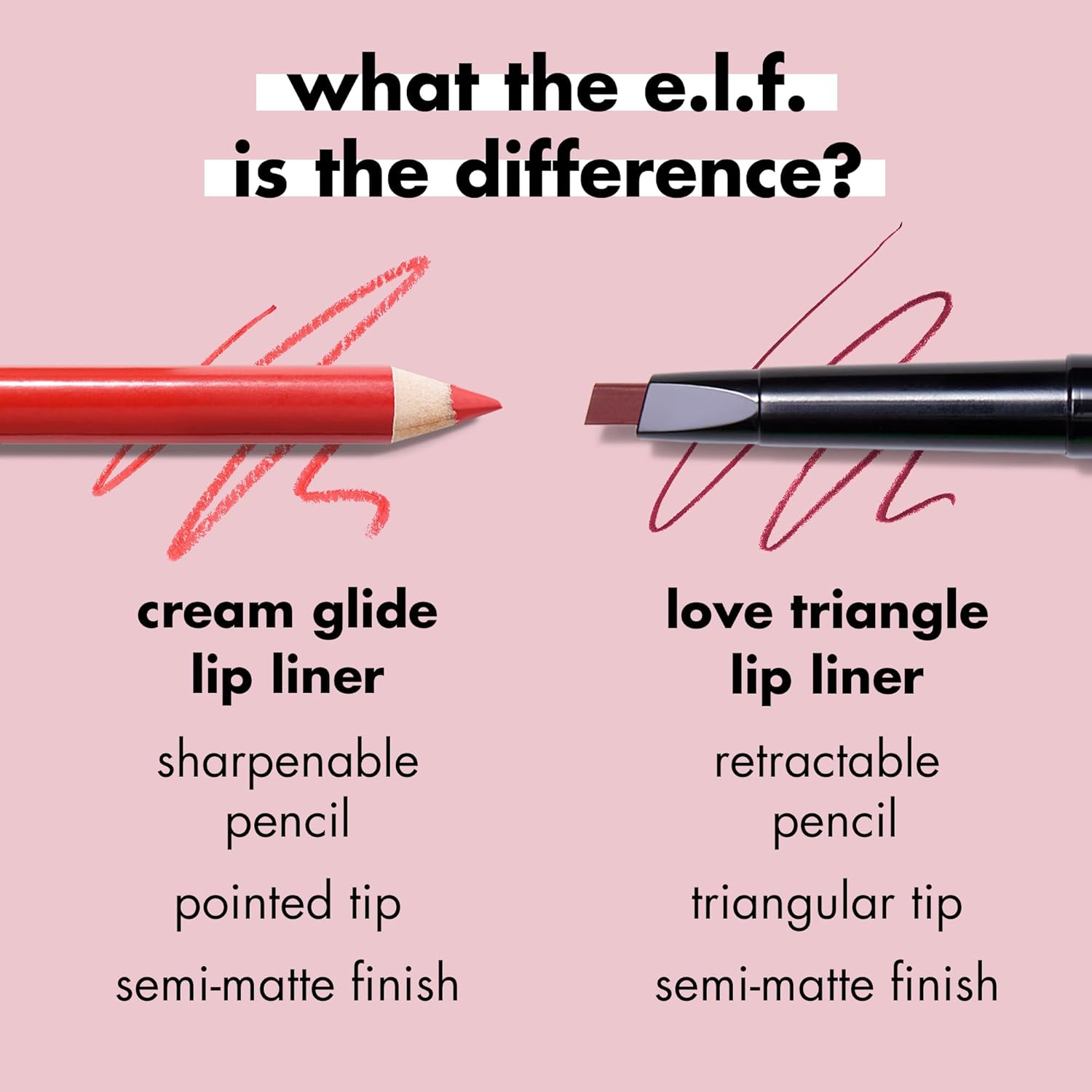 e.l.f. Cream Glide Lip Liner, Highly-Pigmented Pencil For Shaping & Sculpting Lips, Semi-Matte Finish, Vegan & Cruelty-Free, Truth or Bare-5