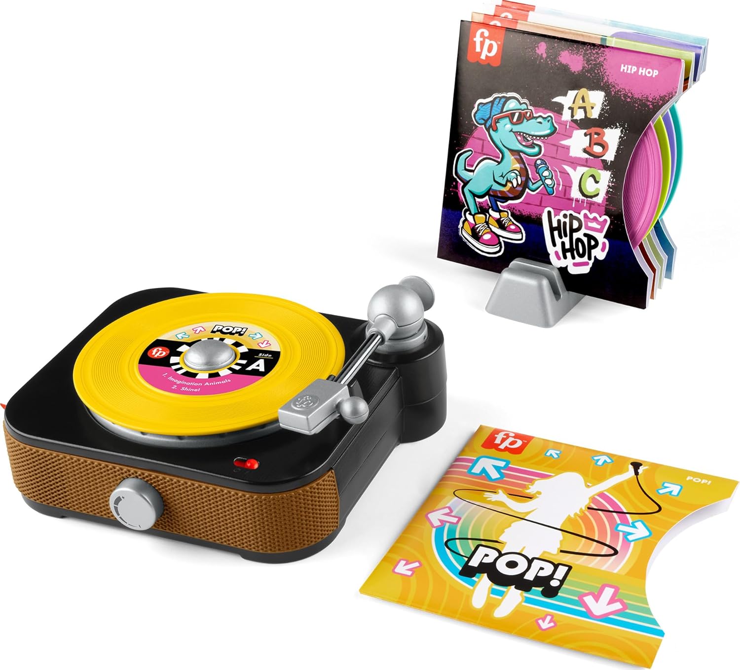 Fisher-Price Musical Toy, Rockin’ Record Player for Preschool Pretend Play for Kids Ages 3+ Year-0