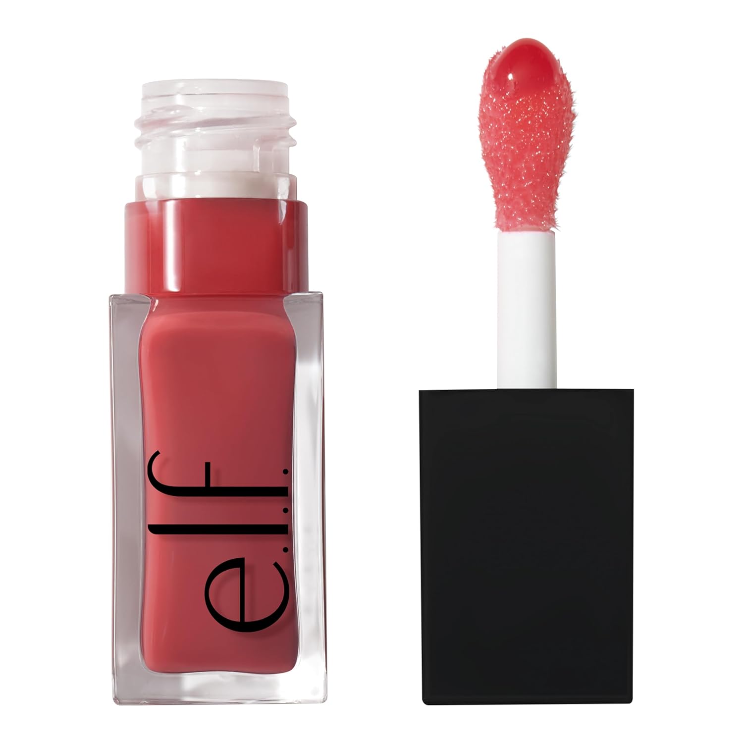 e.l.f. Glow Reviver Lip Oil, Nourishing Tinted Lip Oil For A High-shine Finish, Infused With Jojoba Oil, Vegan & Cruelty-free, Rose Envy-0