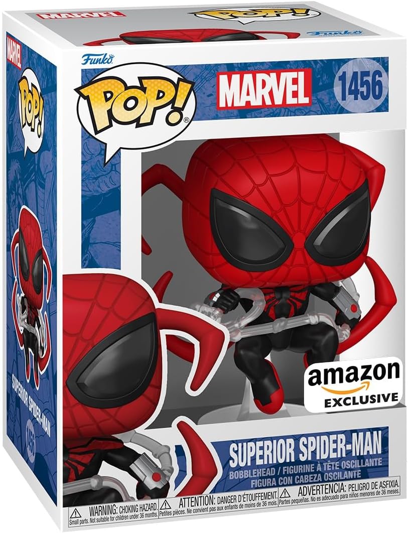 Funko Pop! Marvel: Spider-Man - Superior Spider-Man, Amazon Exclusive-0