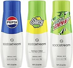 SodaStream Pepsi, Starry & MTN Dew, Regular, 440ml, (Pack of 3)