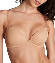 Victoria's Secret Women's Pink Wear Everywhere Super Push Up Bra, Bras for Women (32A-38DD)