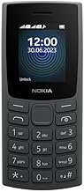 Nokia 105 4G | Dual SIM | GSM Unlocked Mobile Phone | Volte | Charcoal | International Version | Not AT&T/Cricket/Verizon Compatible