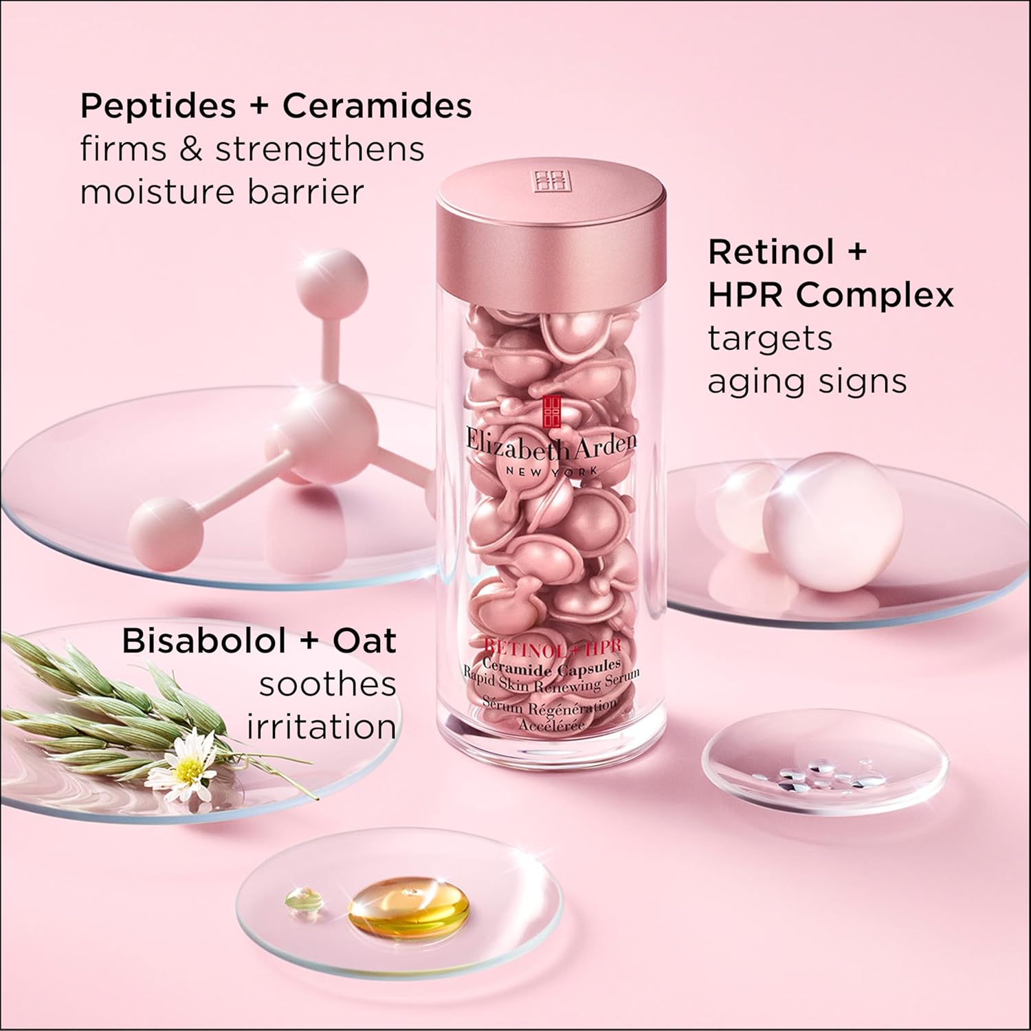 Elizabeth Arden Retinol + HPR Ceramide Capsules, Rapid Skin Renewing Serum-6