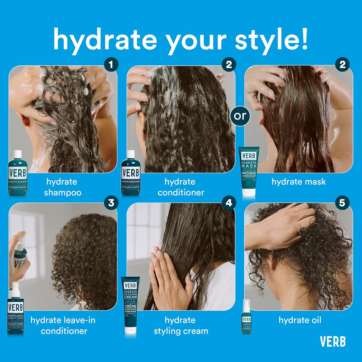 VERB Hydrate Shampoo Cleanses Dry and Frizzy Hair to Reduce Frizz and Add Moisture to Hair-7