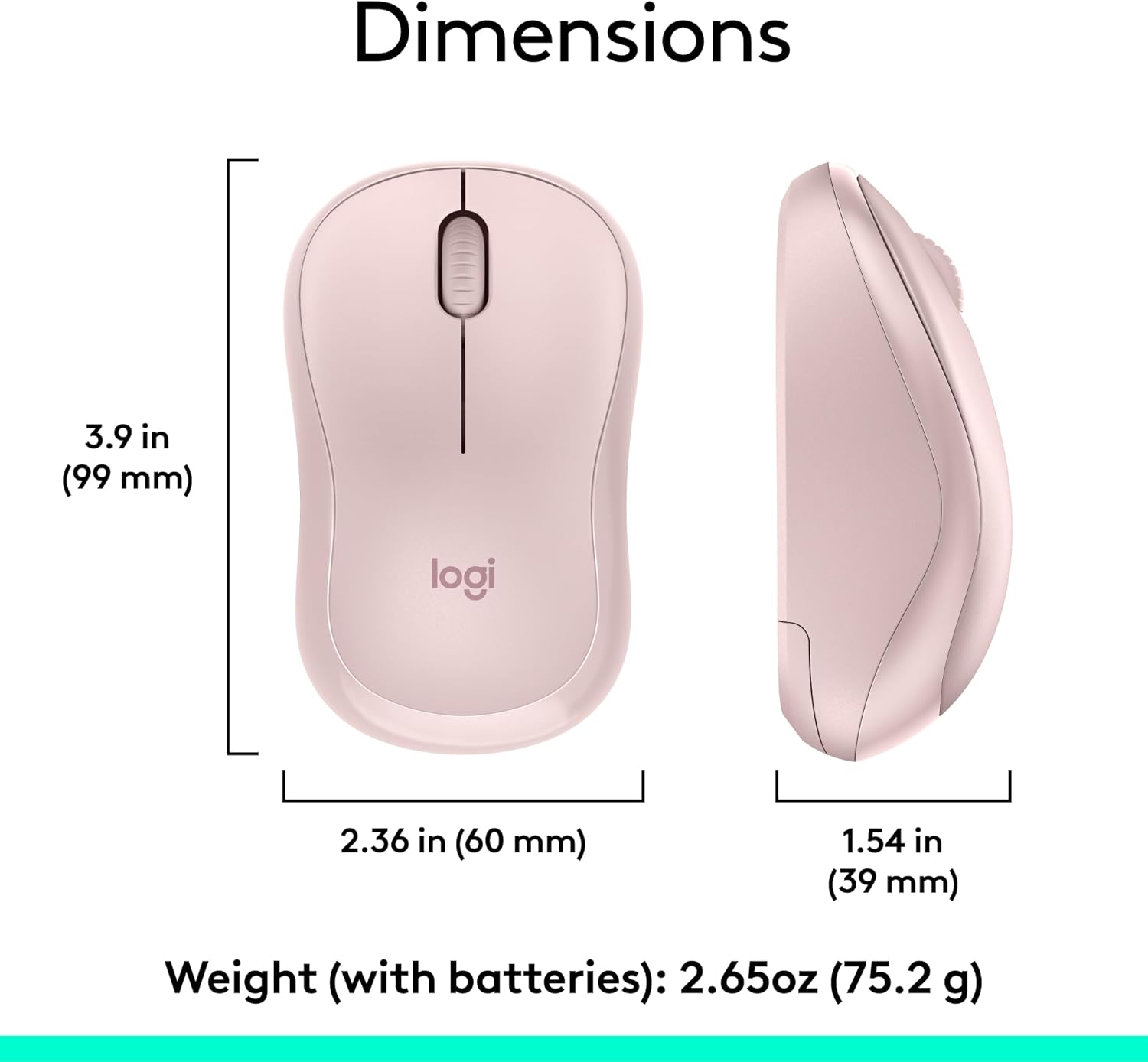 Logitech MK270 Wireless Keyboard and Mouse Combo for Windows, 2.4 GHz Wireless, Compact Mouse, 8 Multimedia and Shortcut Keys, 2-Year Battery Life, for PC, Laptop - Rose-8