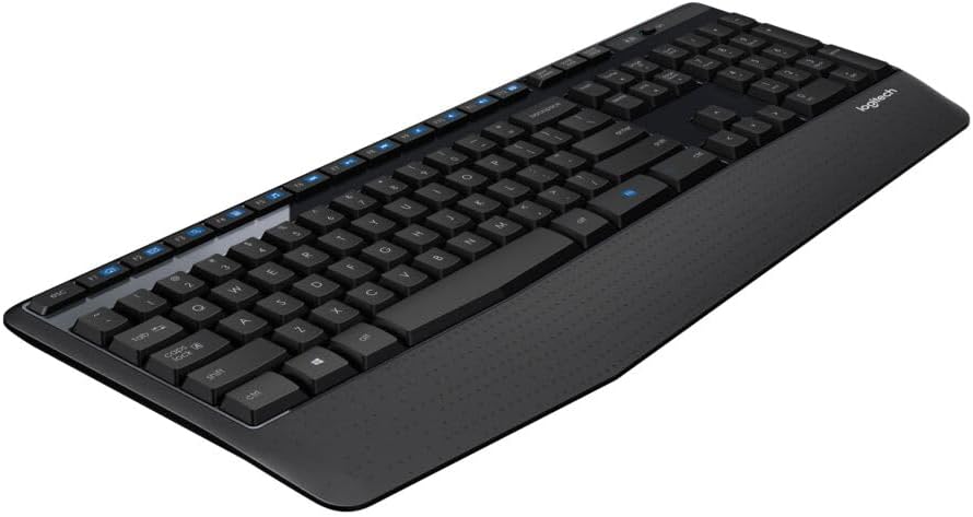 Logitech K345 Wireless Keyboard - Full-Sized Keyboard with Palm Rest, 2.4 GHz Wireless USB Receiver - for PC, Laptop-1