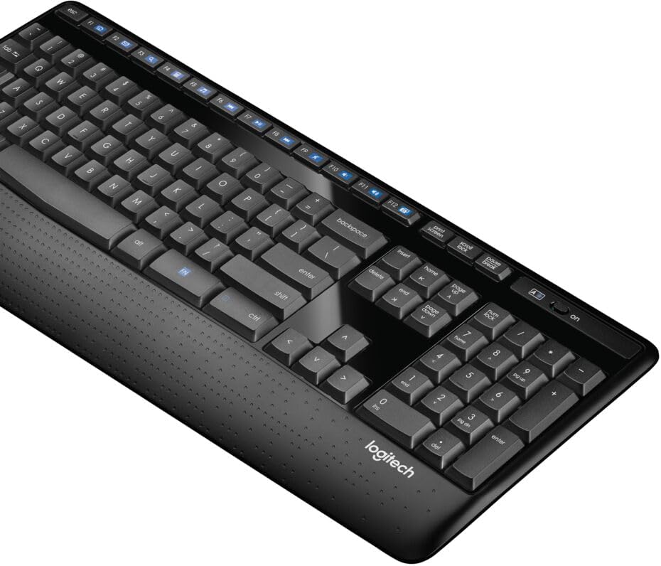 Logitech K345 Wireless Keyboard - Full-Sized Keyboard with Palm Rest, 2.4 GHz Wireless USB Receiver - for PC, Laptop-3