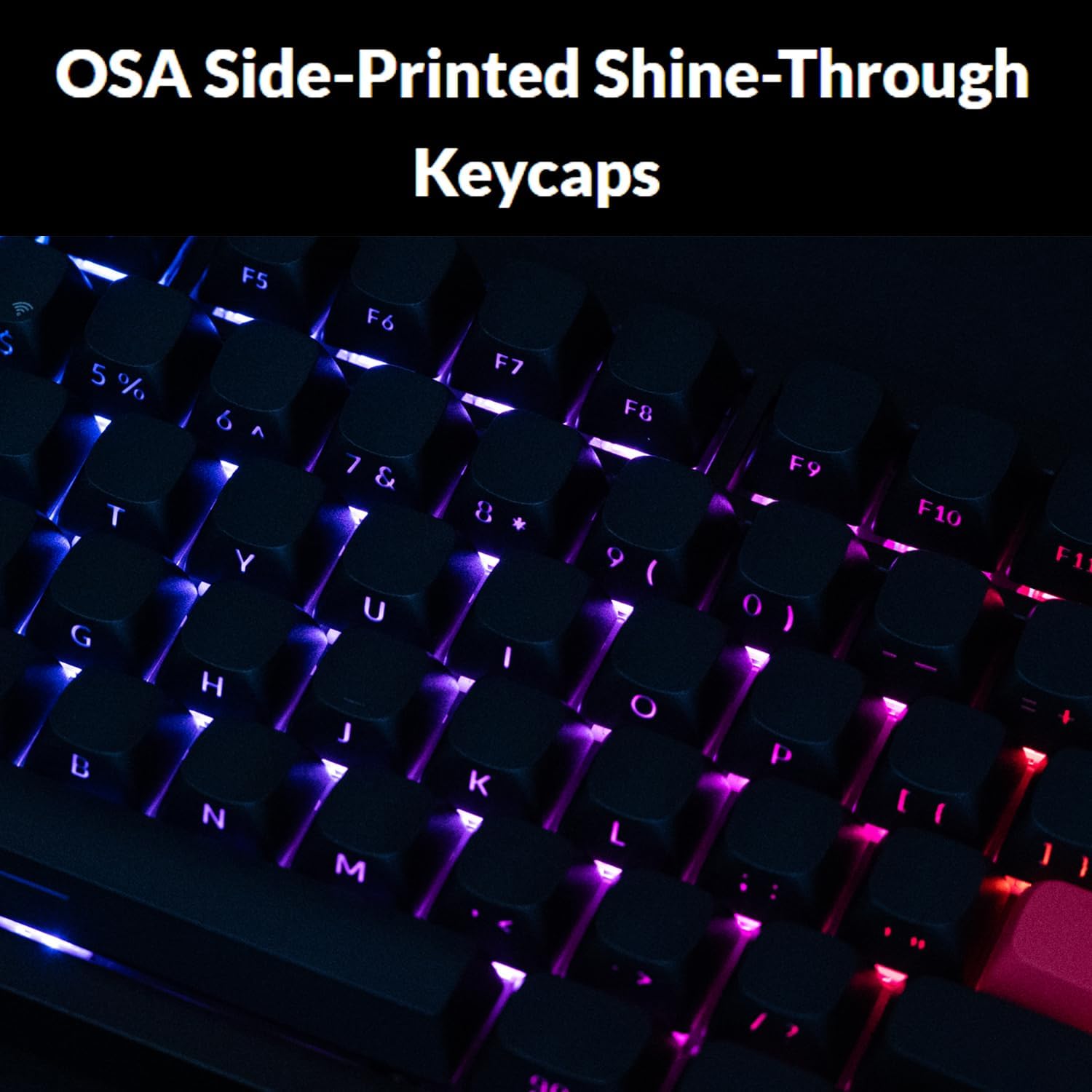 Keychron Q6 Max Custom Wireless Mechanical Keyboard with Knob, QMK/VIA Programmable 1000Hz 2.4 GHz/Bluetooth/Wired RGB Backlit Side-Printed Keycaps for Mac Windows, Gateron Banana Switch-Carbon Black-4