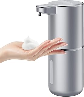 P11 Premium Space Gray Automatic Foaming Hand Soap Dispenser Touchless, Rechargeable Hand Foam Soap Dispenser for Bathroom and Kitchen