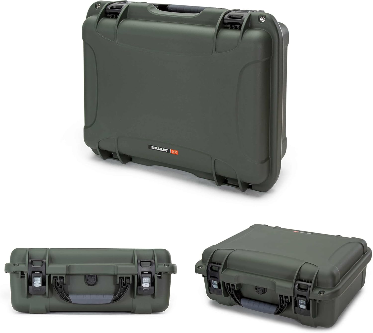 Nanuk 930 Waterproof Hard Case with Foam Insert for DJI Ronin RS 4/RS 4 Pro Combo - Olive-1