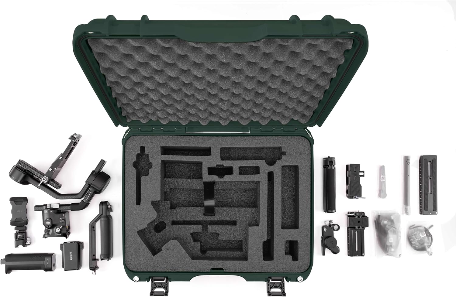 Nanuk 930 Waterproof Hard Case with Foam Insert for DJI Ronin RS 4/RS 4 Pro Combo - Olive-2