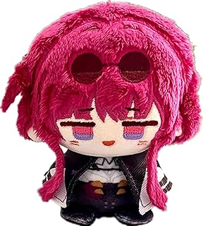 Small Size Honkai Star Rail Plush Figure Doll - Kafka Plush (4 inch), Keychain Anime Figure Soft Stuffed Gift for Game Fans