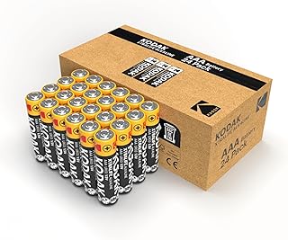 KODAK | AAA Batteries | Triple A | Disposable Household | Alkaline 1.5V | 24 Pack