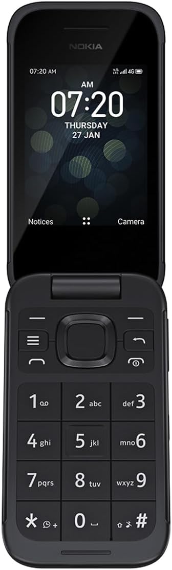 Nokia 2780 Flip | Unlocked | Universally Compatible with All Mobile Carriers | Black-0