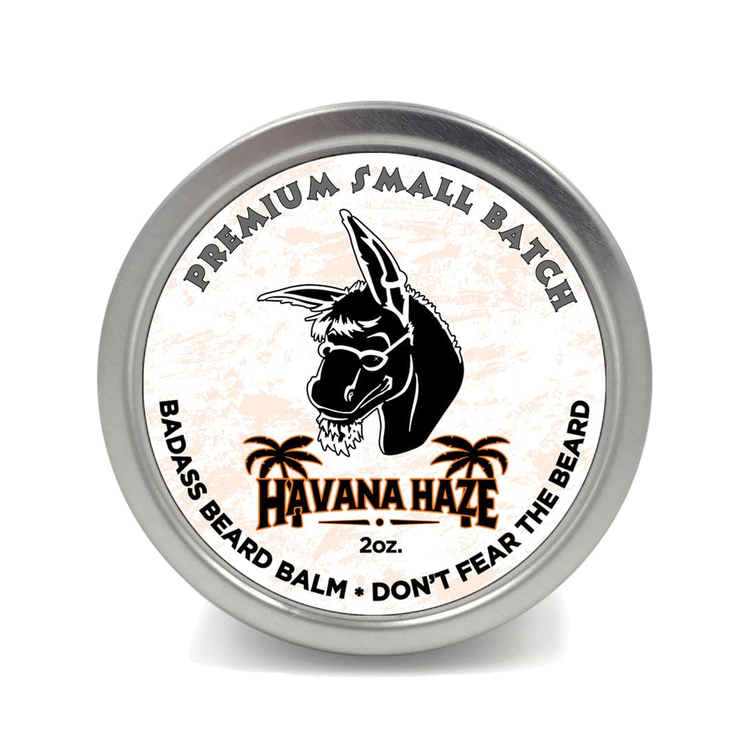 Badass Beard Care Beard Balm - The Havana Haze, 2 Ounce - All Natural Ingredients, Keeps Beard and Mustache Full, Soft and Healthy, Reduce Itchy and Flaky Skin, Promote Healthy Growth-0