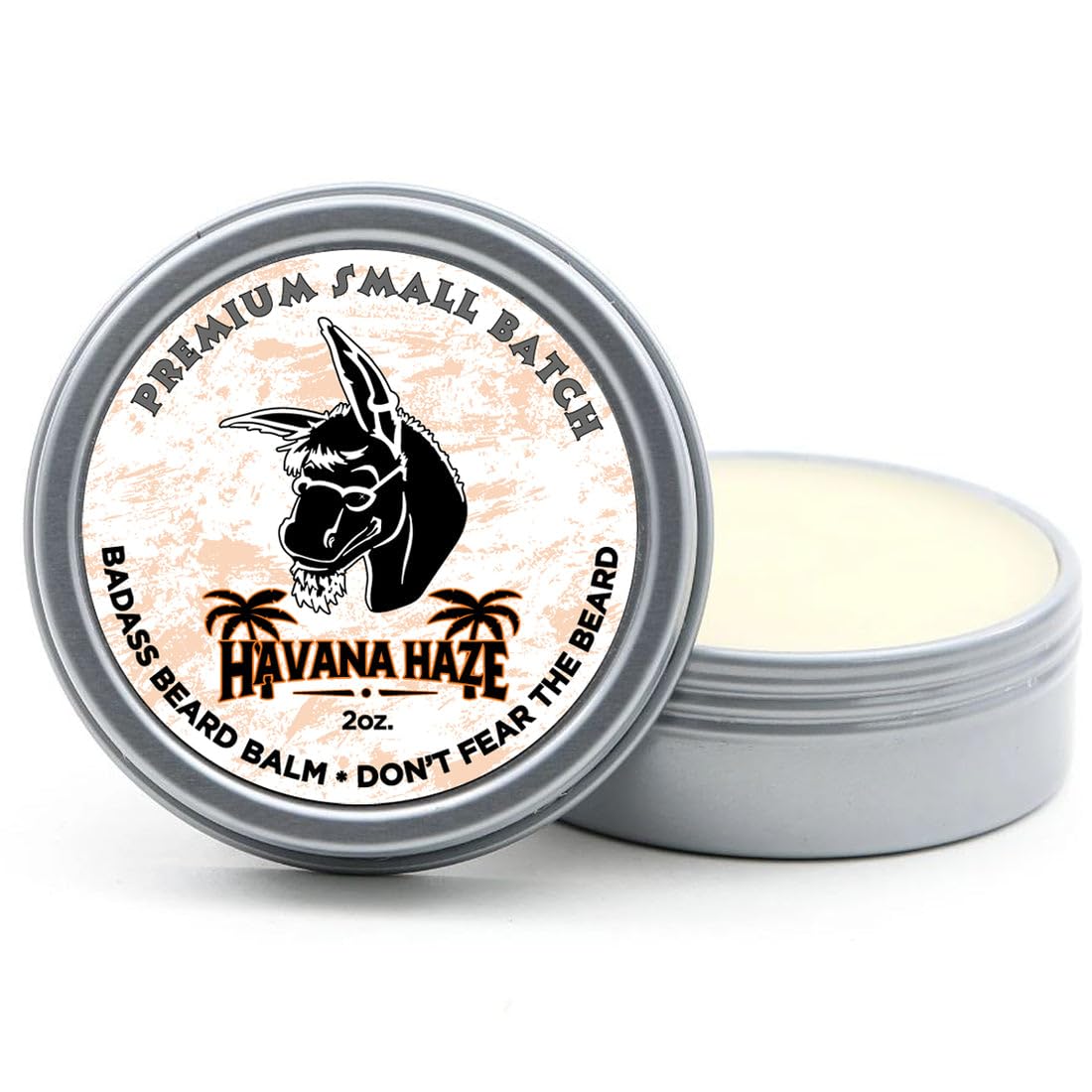 Badass Beard Care Beard Balm - The Havana Haze, 2 Ounce - All Natural Ingredients, Keeps Beard and Mustache Full, Soft and Healthy, Reduce Itchy and Flaky Skin, Promote Healthy Growth-2