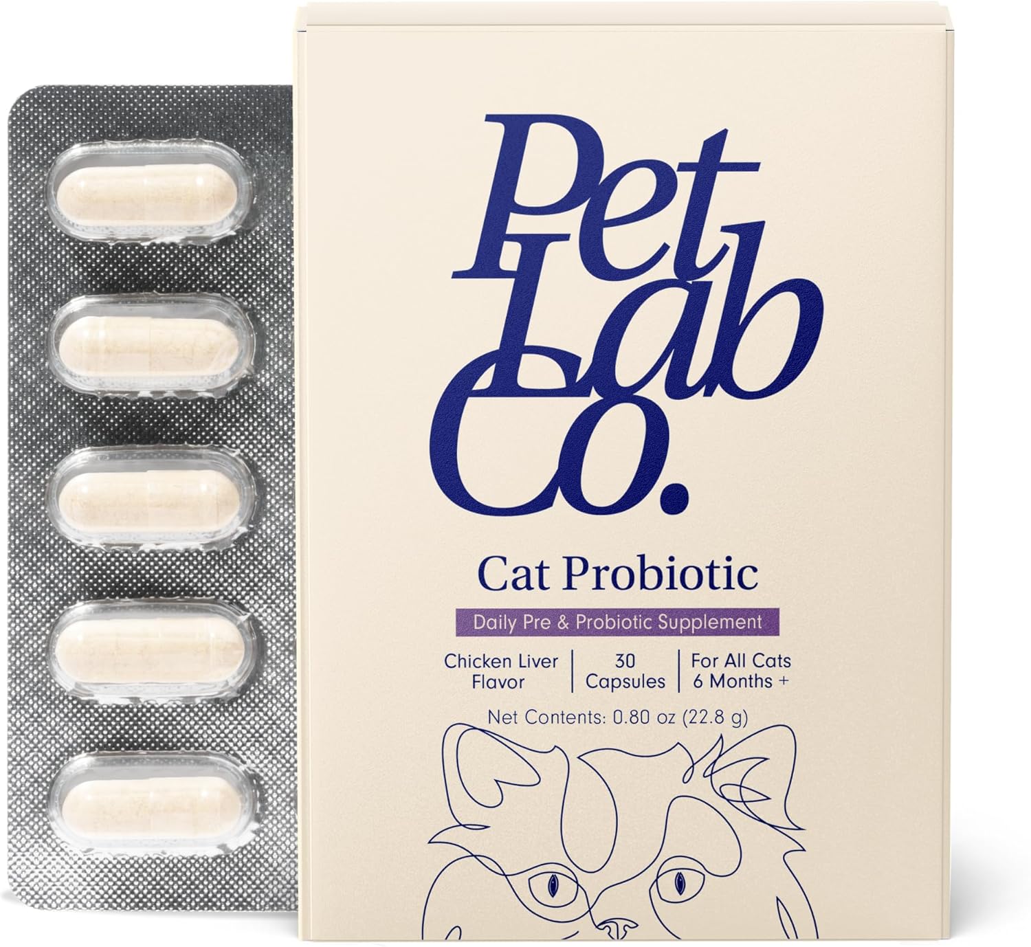 PetLab Co. Probiotics for Cats, Support Gut Health, Occasional Diarrhea, Digestive Health & Immune Support - Easy to Use - 30 Count-7