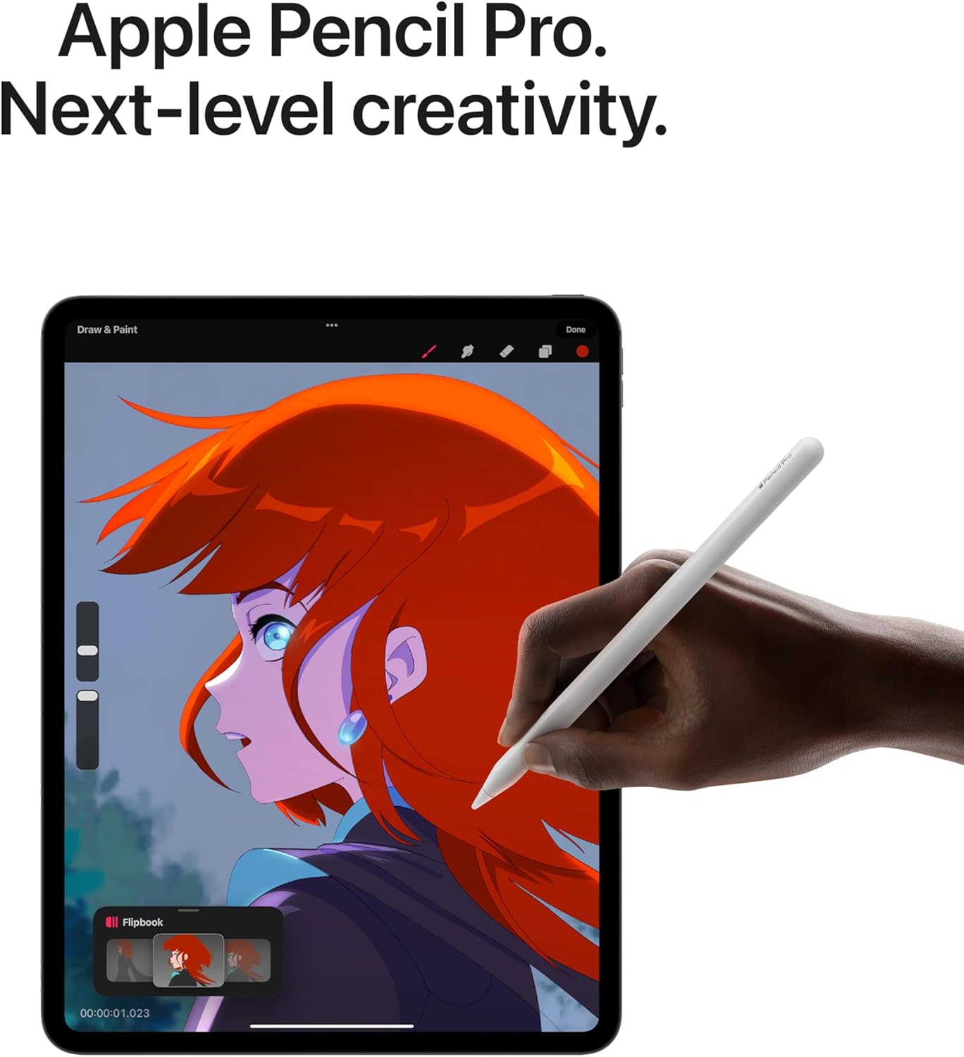 Apple Pencil Pro: Advanced Tools, Pixel-Perfect Precision, Tilt and Pressure Sensitivity, and Industry-Leading Low Latency for Note-Taking, Drawing, and Art. Attaches, Charges, and Pairs Magnetically-4