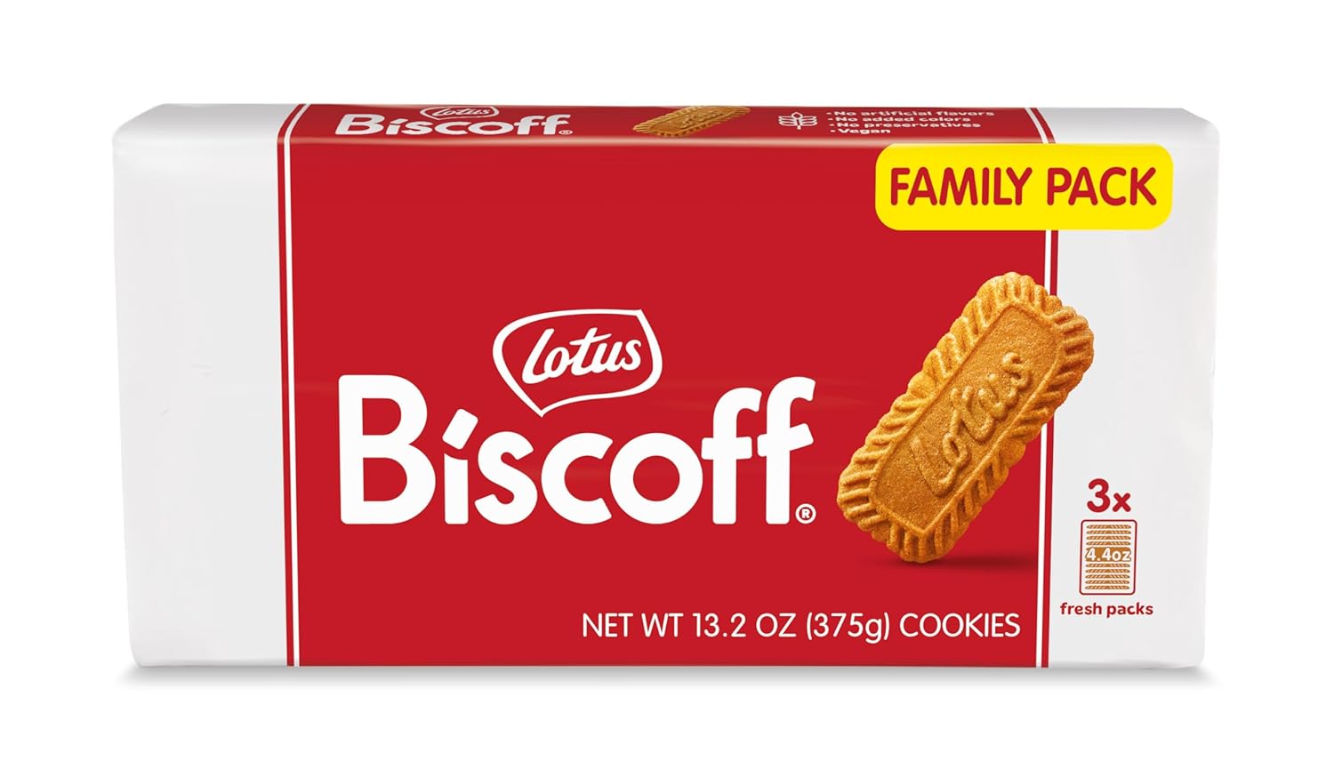 Lotus Biscoff Cookies- Caramelized Biscuit Cookies - 13.23 Ounce – non GMO Project Verified + Vegan-0