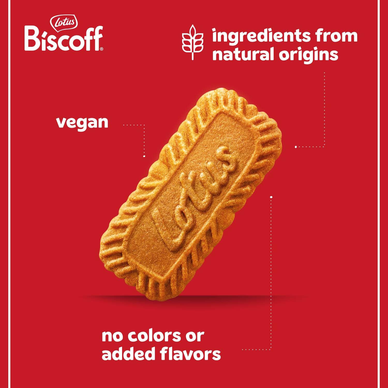 Lotus Biscoff Cookies- Caramelized Biscuit Cookies - 13.23 Ounce – non GMO Project Verified + Vegan-3