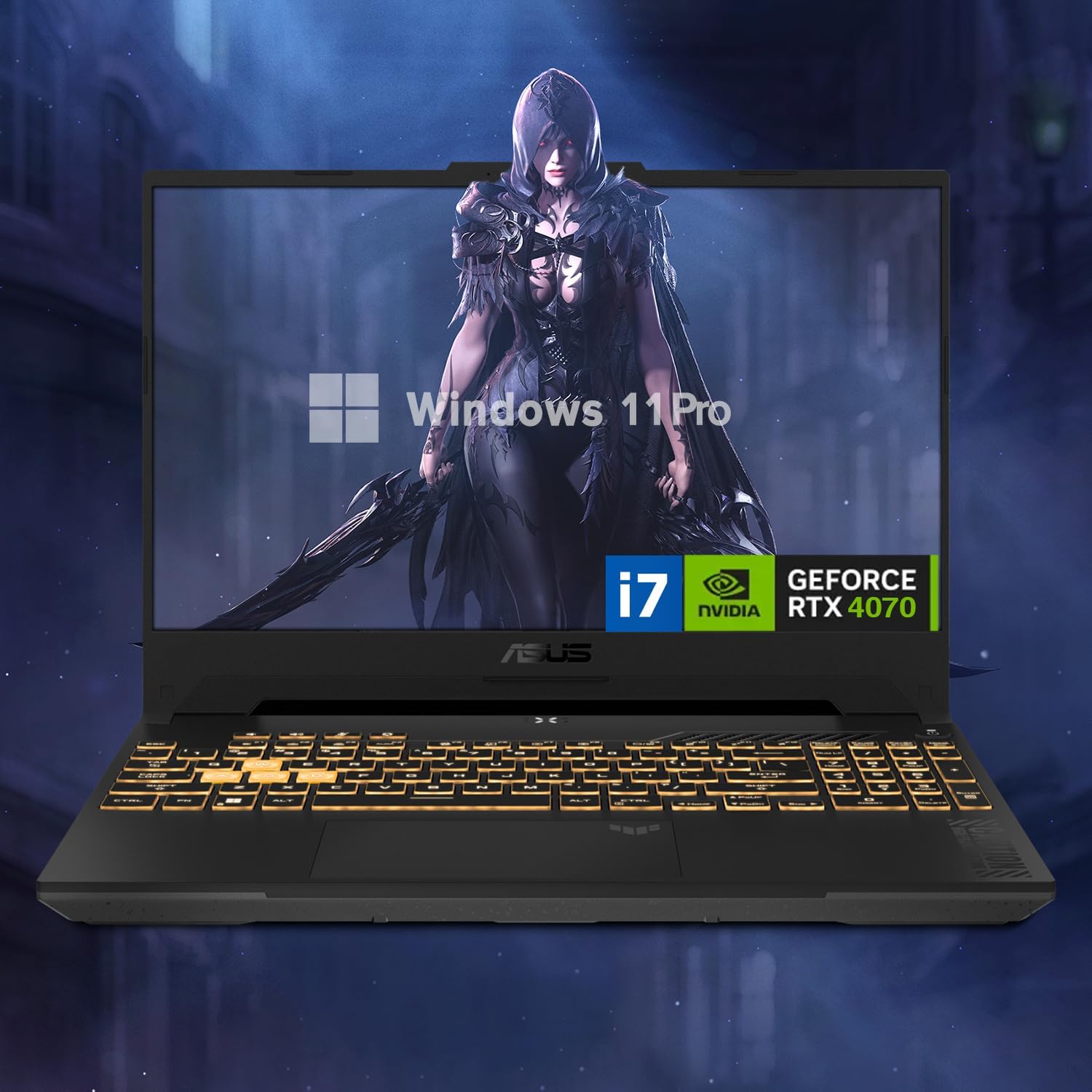 ASUS TUF 15.6 i7 RTX 4070 Premium Gaming Laptop, 15.6" FHD 1920 * 1080 144Hz, Intel i7-13620H (Beats Intel i9-12900), NVIDIA GeForce RTX 4070, 64GB DDR5, 4TB SSD, RGB Backlit Keyboard, Windows 11 Pro-0