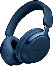 Bose QuietComfort Ultra Bluetooth Headphones, Wireless Headphones with Spatial Audio, Over Ear Noise Cancelling Headphones with Mic, Up to 24 Hours of Battery Life, Lunar Blue - Limited Edition Color