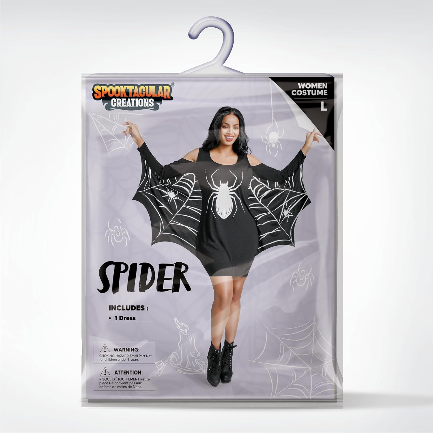 Spooktacular Creations Spider Woman Costume, Bat Costume Adult Women, Halloween Costume-3