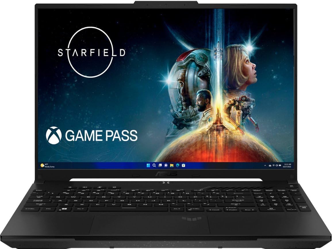 ASUS TUF Gaming A16 Laptop 16" FHD+ 165Hz 7ms 100% sRGB AMD Octa-core Ryzen 7 7735HS 16GB RAM 512GB SSD Radeon RX 7700S 8GB Graphic (>RTX4060) Backlit USB-C USB4 Fast Charging Win11 + HDMI Cable-1