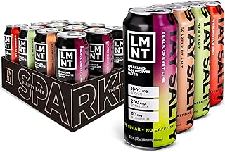 LMNT Sparkling Electrolyte Water - Variety Pack | 12-Count