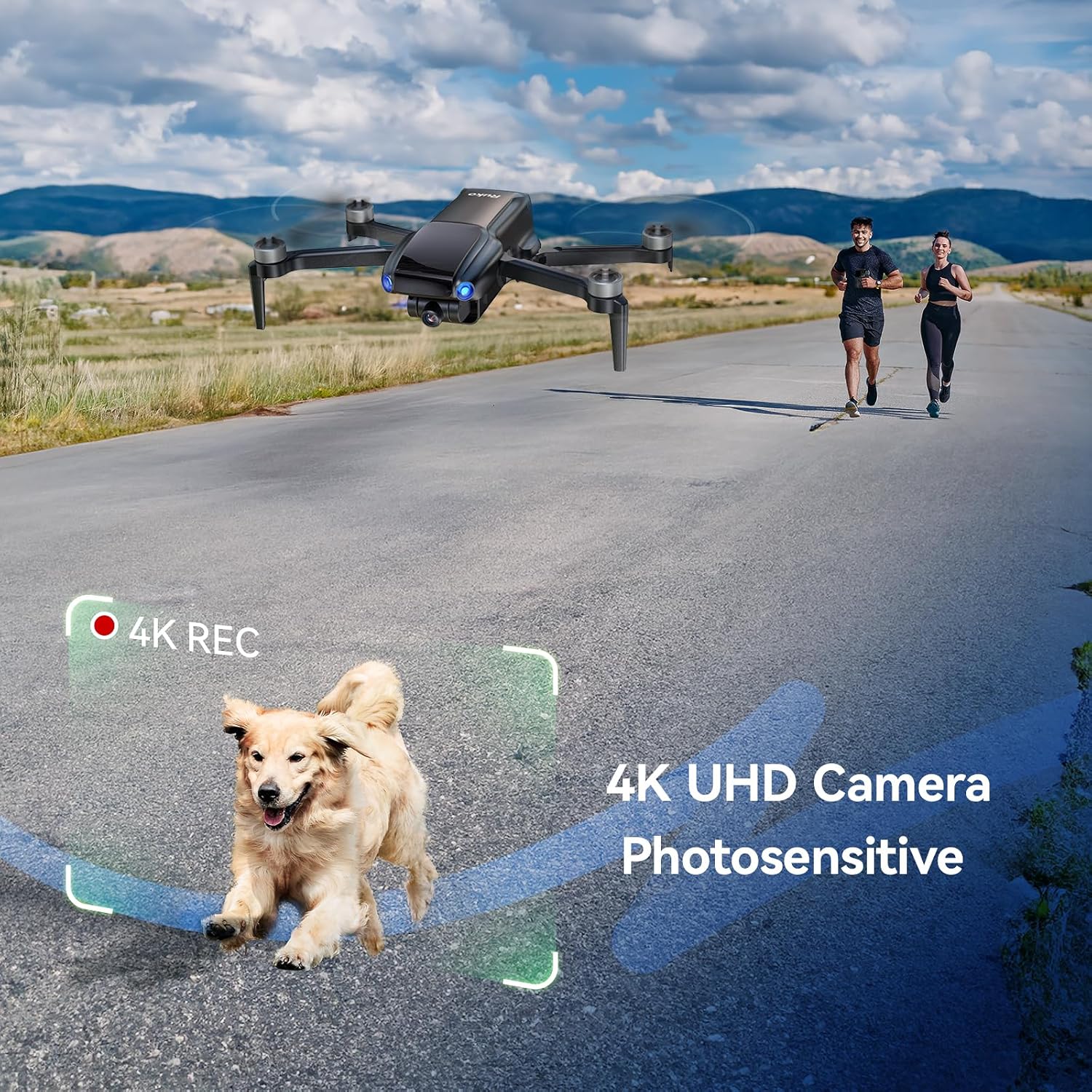 Ruko U11MINI Drones with Camera for Adults 4K, 70Mins 2 Batteries, Under 250g, Camera Drone with GPS TOF 9800FT Long Range Auto return for beginner-1