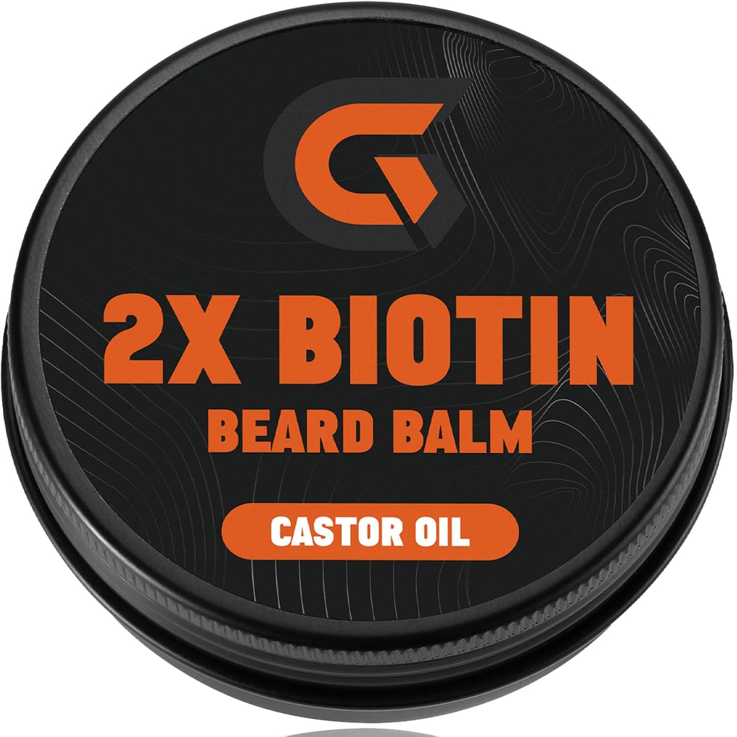 2X Biotin Beard Balm - Vegan Leave In Conditioner & Butter - Pure Natural Mustache Softener Wax with Castor Oil, Facial Hair Thickener, Moisturizer, Strengthener & Growth Cream for Men, 2 Oz.-0