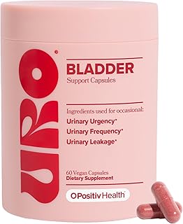 O Positiv URO Bladder Control Supplement for Urinary Urgency, Urinary Frequency, Urinary Leakage with Pumpkin Seed Extract, Soy Germ Extract, Saw Palmetto, 30 Servings (Pack of 1)