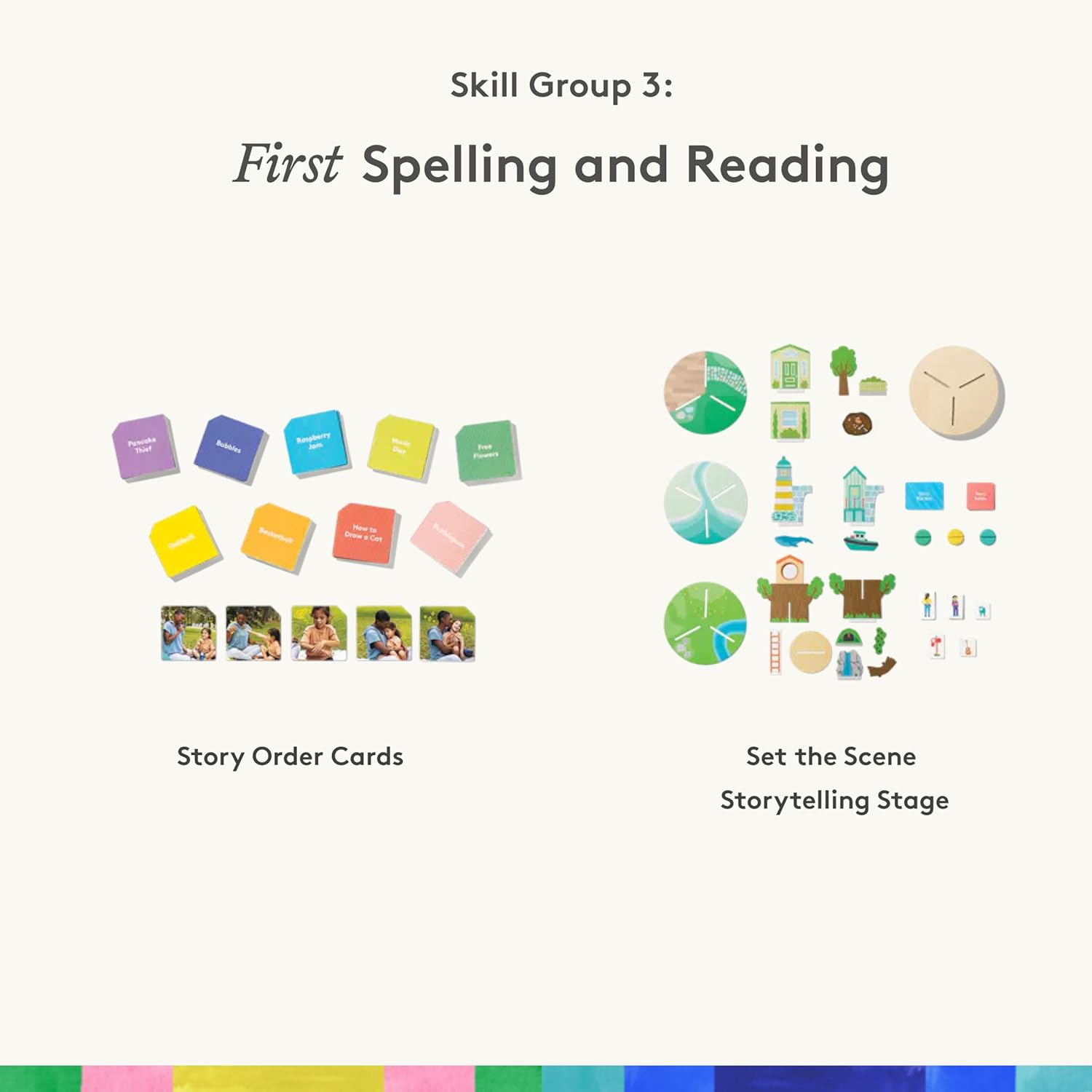 Lovevery | The Reading Skill Set Part 2| Words to Books | A Phonics-Based Program for Learning to Read, Learn Blending Through Fun Games, Reading Skills: Ages Kindergarten & 1st Grade-5