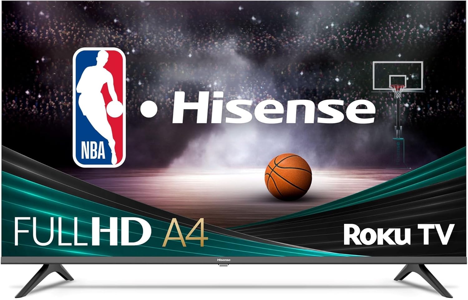 Hisense 40-Inch Class A4 Series FHD 1080p Smart Roku TV with Alexa Compatibility (40A4NR, 2024 Model) - Dolby Audio, Slim Bezel Design, Google Assistant-0