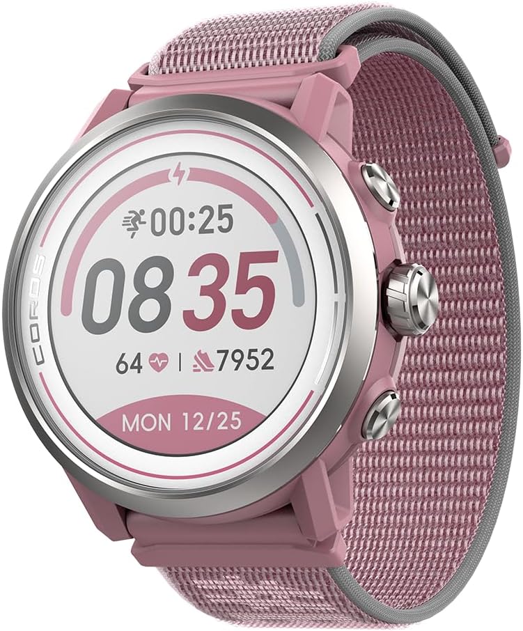 COROS APEX 2 Pro Outdoor GPS Watch, 1.3" Sapphire Titanium, 24-Day Battery Life, Dual-Freq GPS, On-Wrist Navigation, Offline Maps, Heart Rate Monitor, Track Sleep, Running, Biking, Climbing-Pink-0