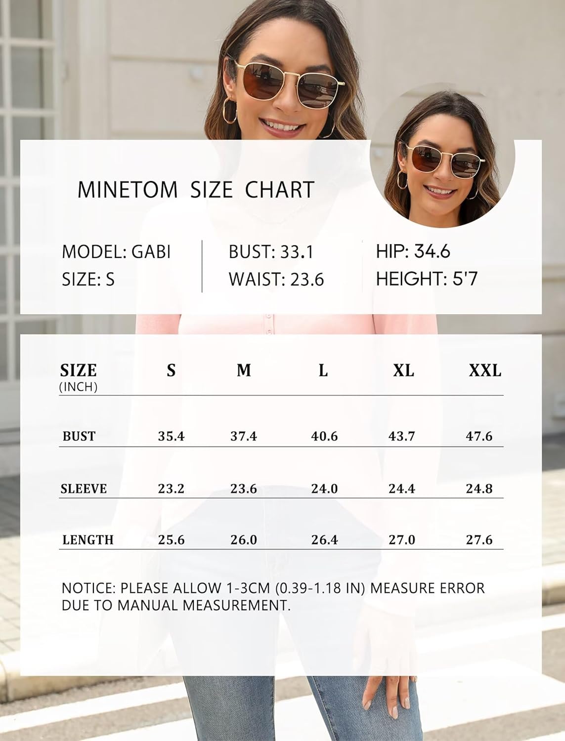 Minetom Women's Long Sleeve V Neck T Shirts Henley Tops Casual Shirts Blouses-5