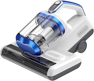 Mattress Vacuum Cleaner Bed Vacuum with 16Kpa Suction 253.7nm UV-C Light, 30000 Rpm/Min Dual Brushroll Rotation & HEPA Filter & Heating & Ultrasonic Tech, 10'' Dual Widened Suction Port, 500W, Corded