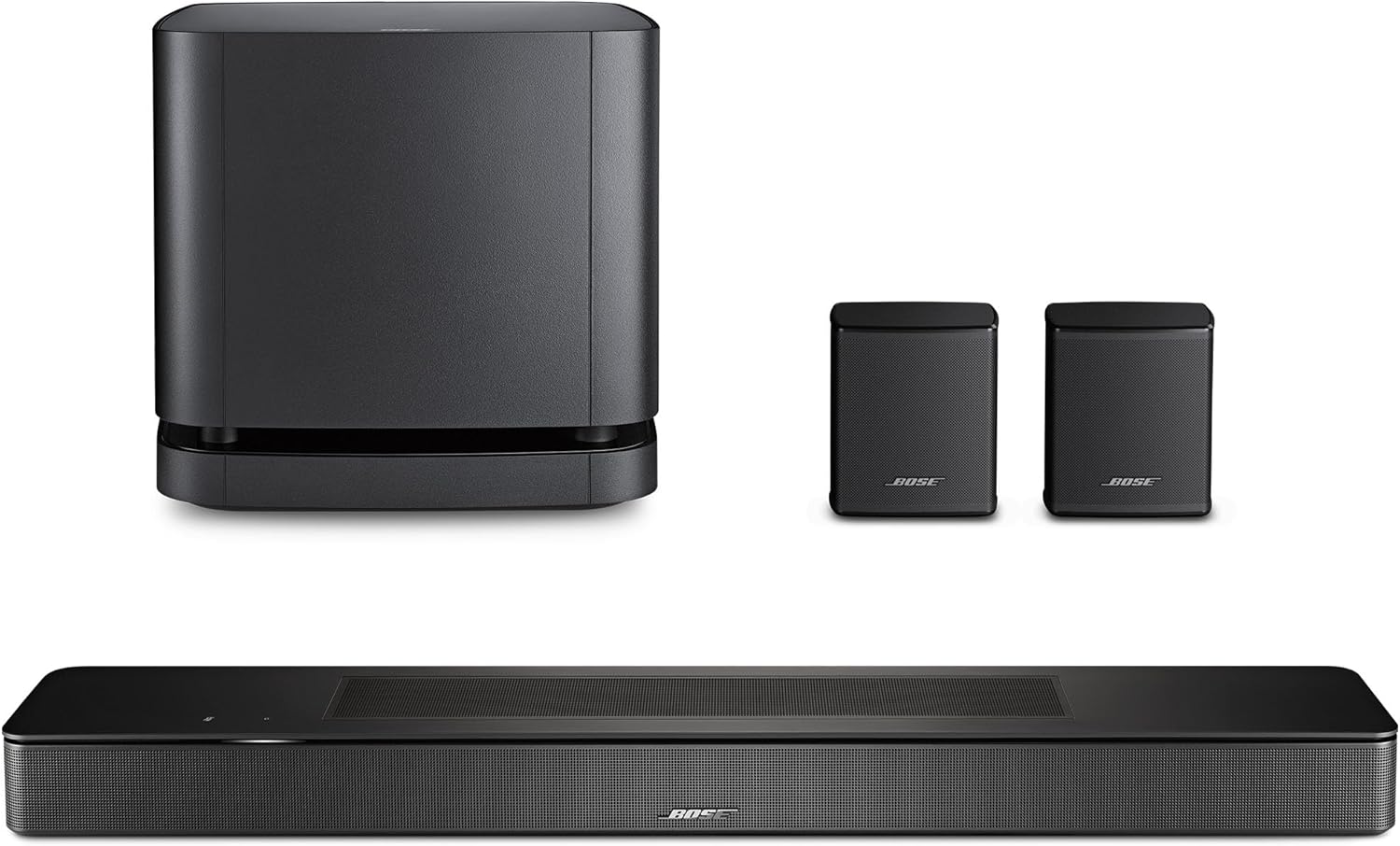 Bose New Smart Dolby Atmos Soundbar, Bluetooth Soundbar Speaker with Voice Control and Amazon Alexa Built-in, Works with Google Assistant Capabilities, Black-4