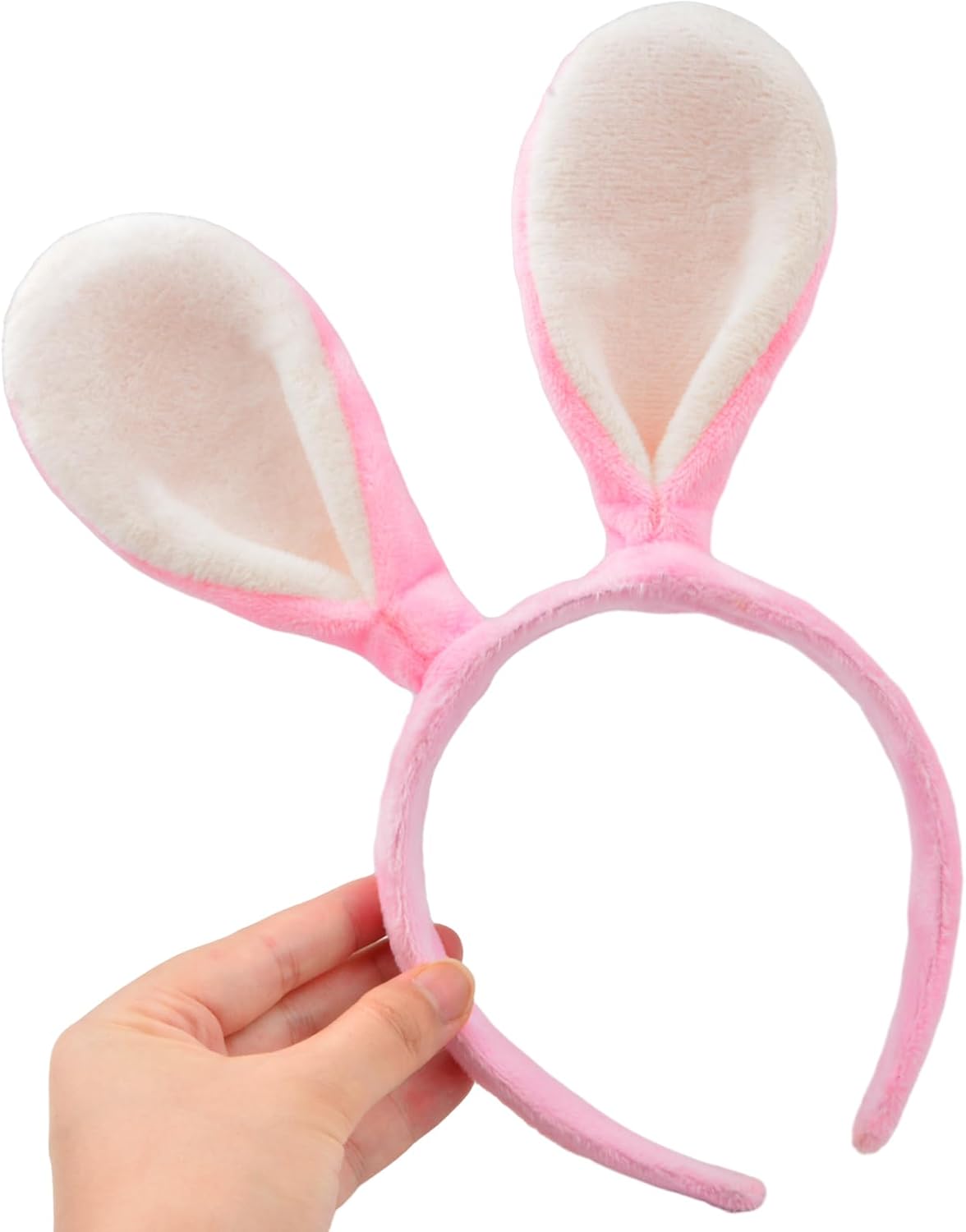 Bunny Ears Headband, Easter Headband, Soft-Touch Rabbit Ear Hairband Bunny Costume Party Accessory-2