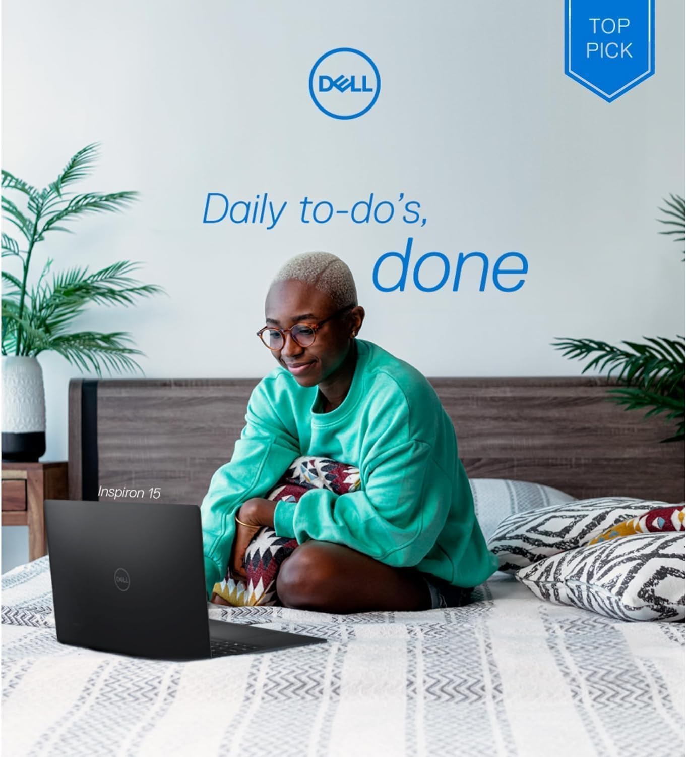 Dell Newest Inspiron 15.6'' Everyday Laptop, Intel Dual-Core Processor, HD Anti-Glare Display, SD-Card Reader, Wi-Fi & Bluetooth, HDMI, Webcam, WOWPC Bundle (Windows 11 Home, 16GB RAM | 1TBSSD)-2